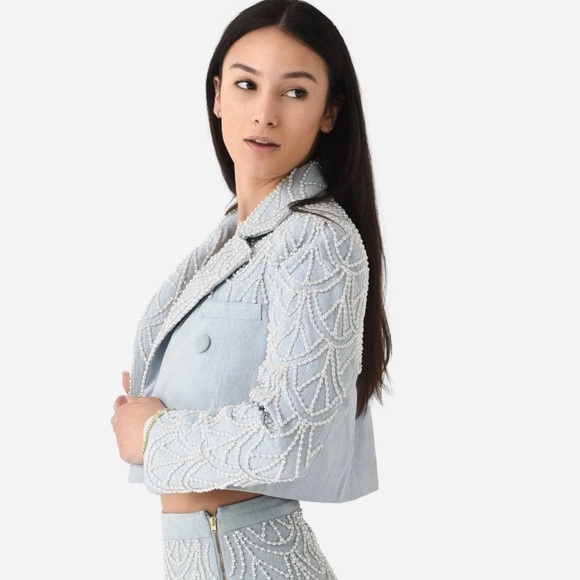 Loveshackfancy carterio cropped blazer - never worn! - Picture 3 of 6